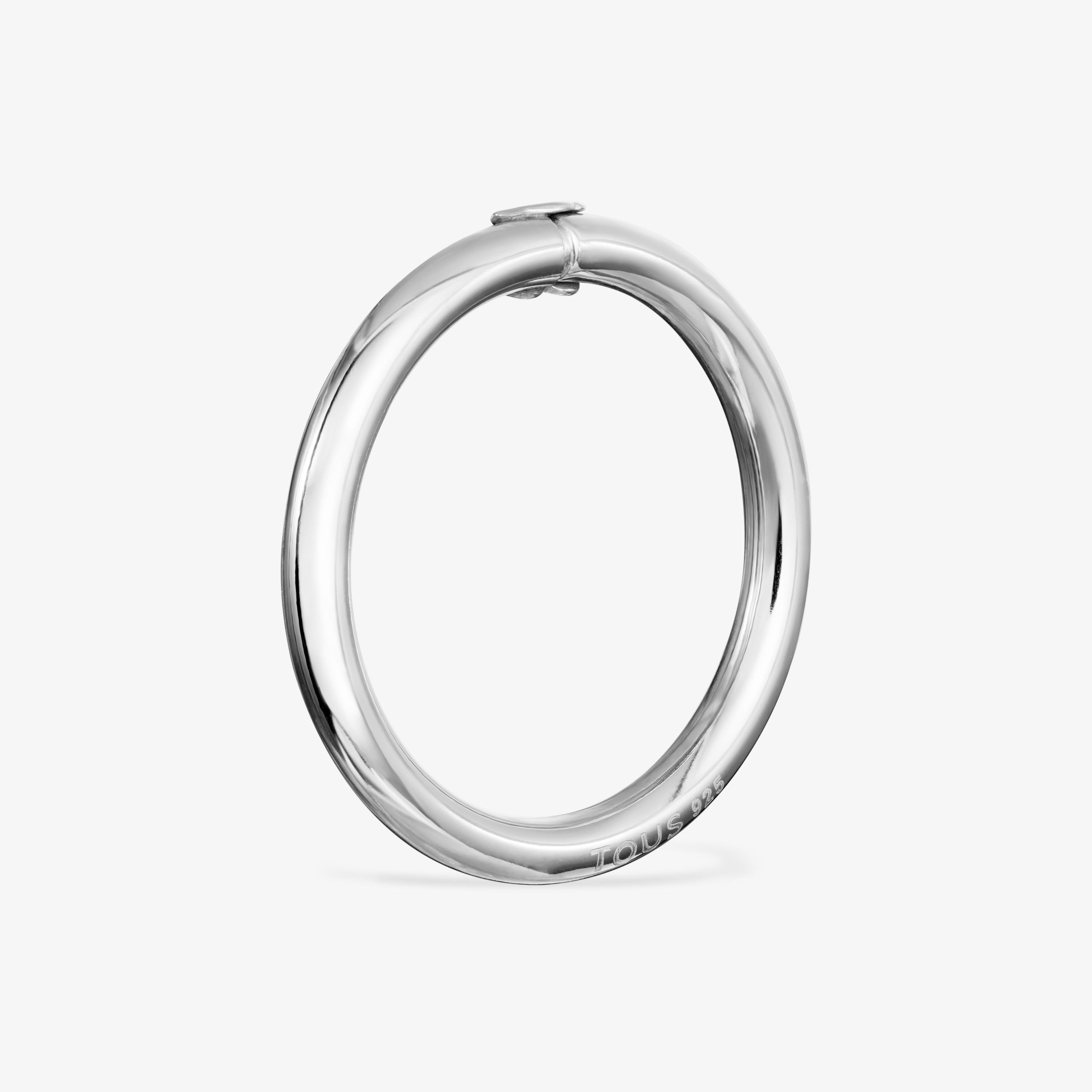 Large Silver Hold Ring