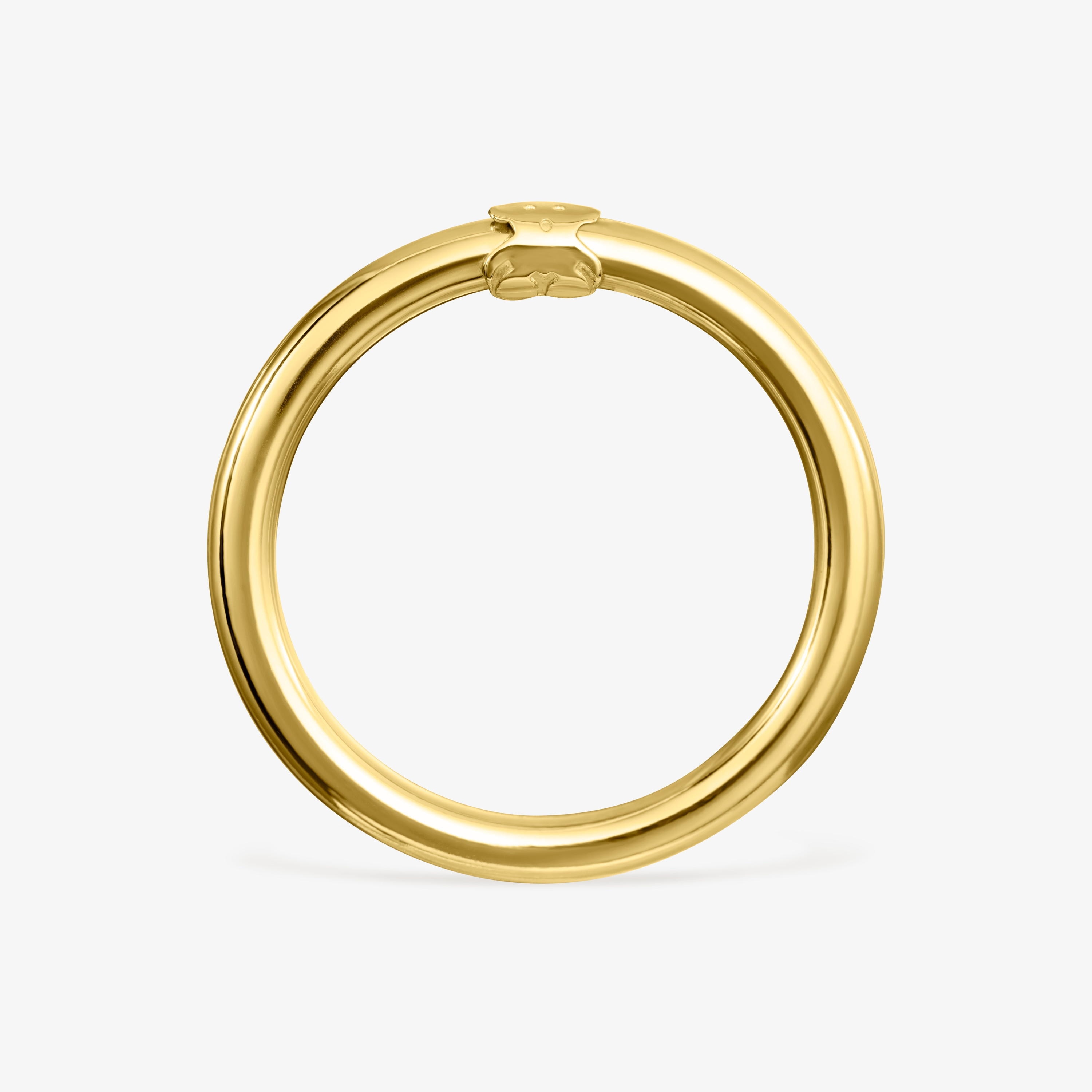 Large 18K gold vermeil Hold Ring