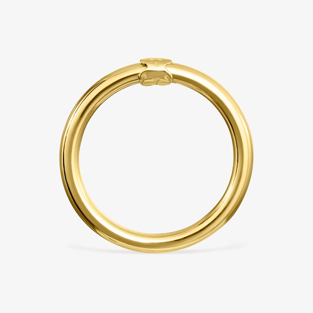 Large 18K gold vermeil Hold Ring