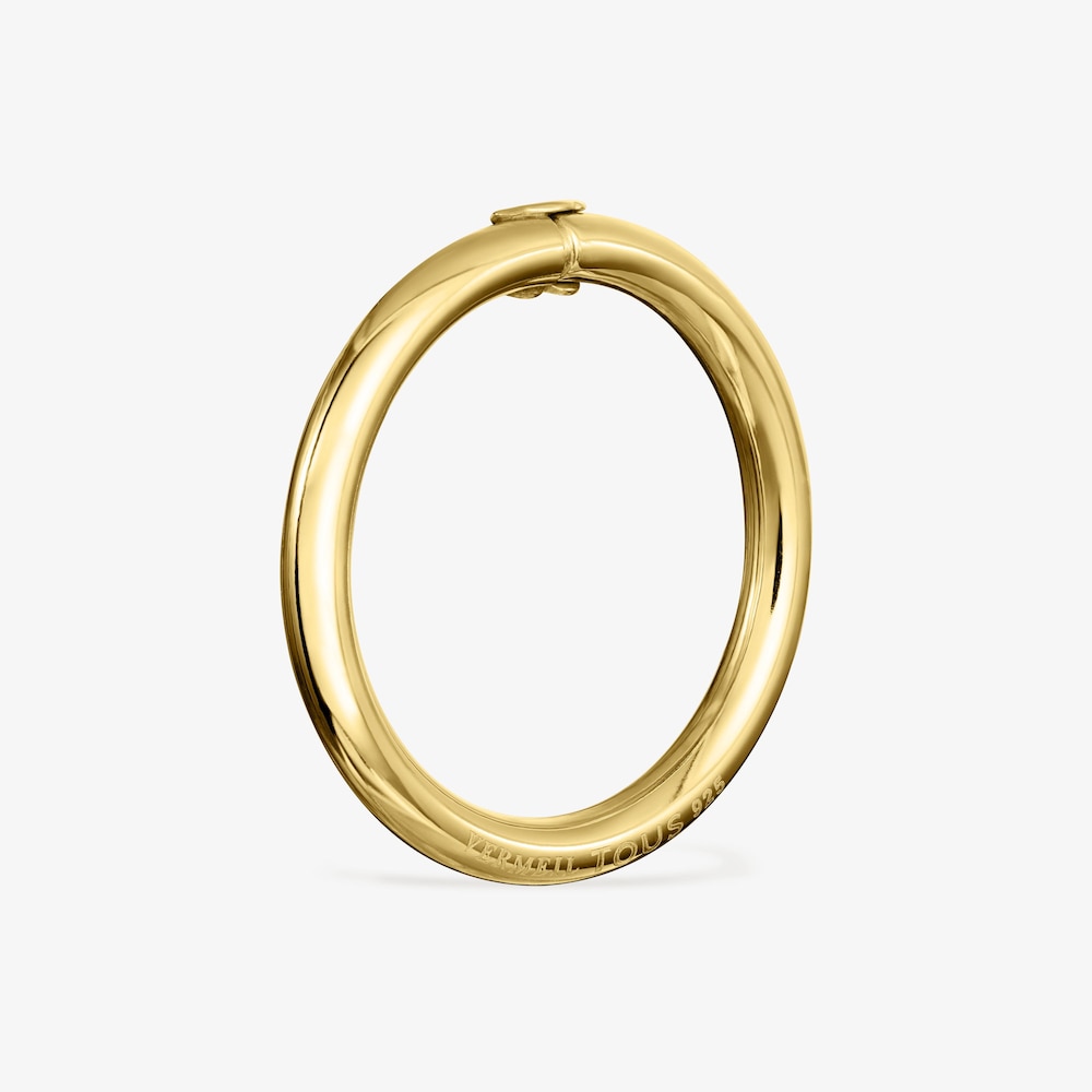 Large 18K gold vermeil Hold Ring