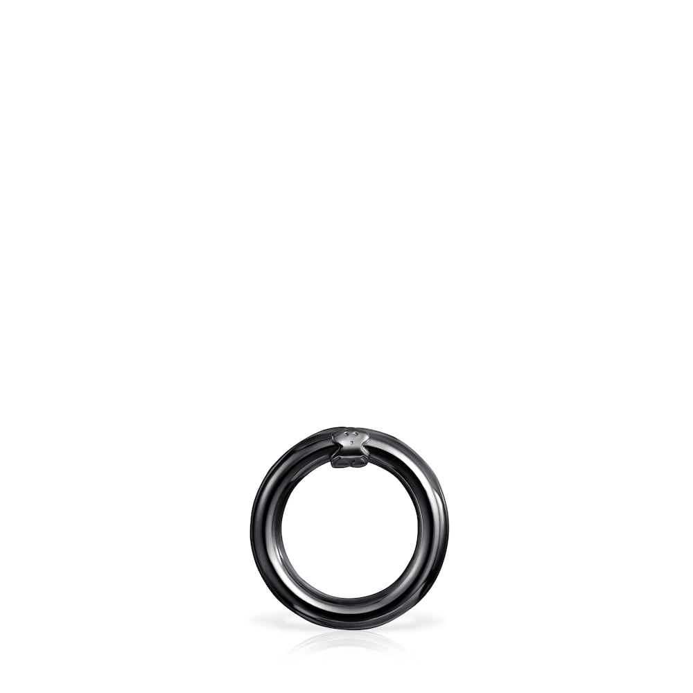 Small Dark Silver Hold Ring