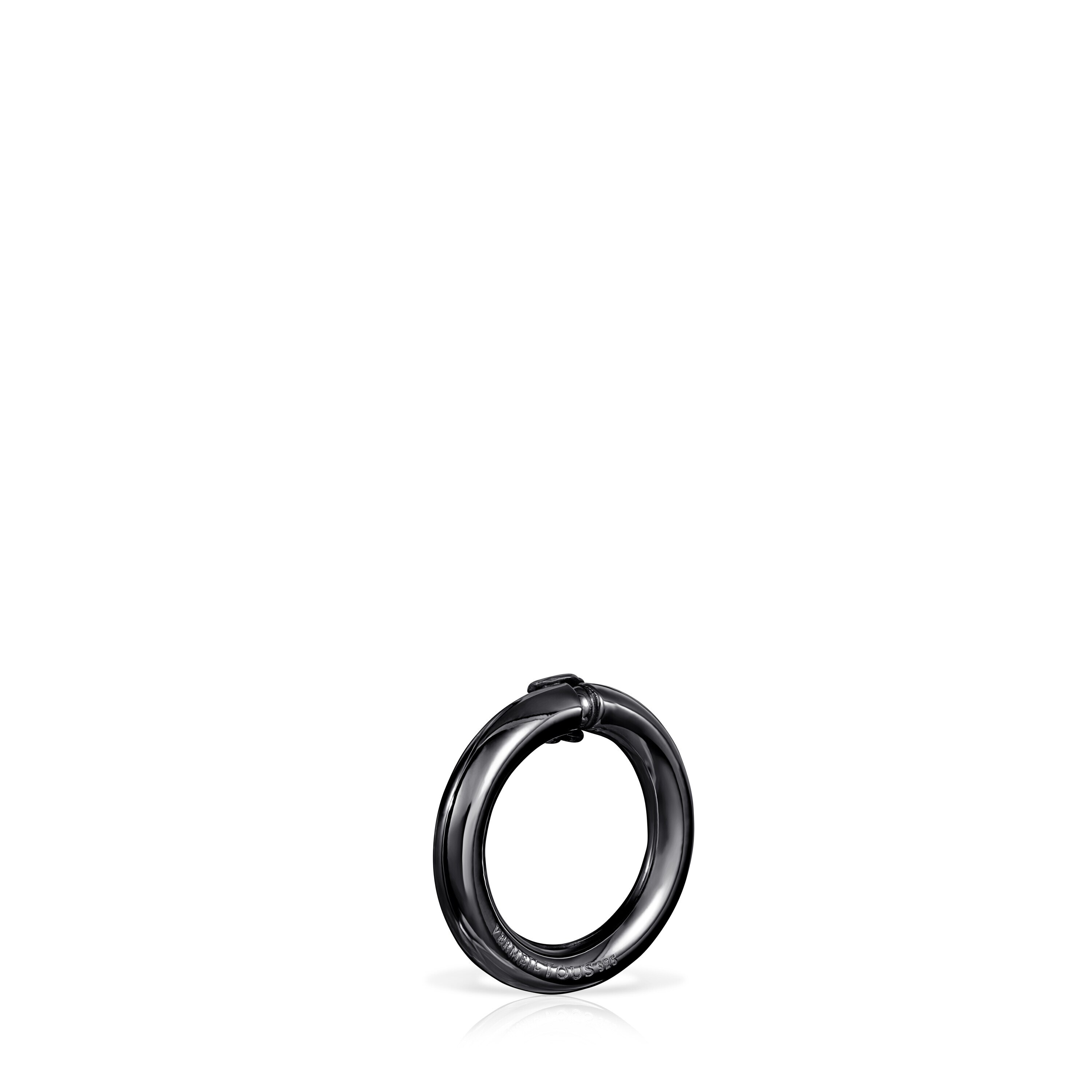 Small Dark Silver Hold Ring