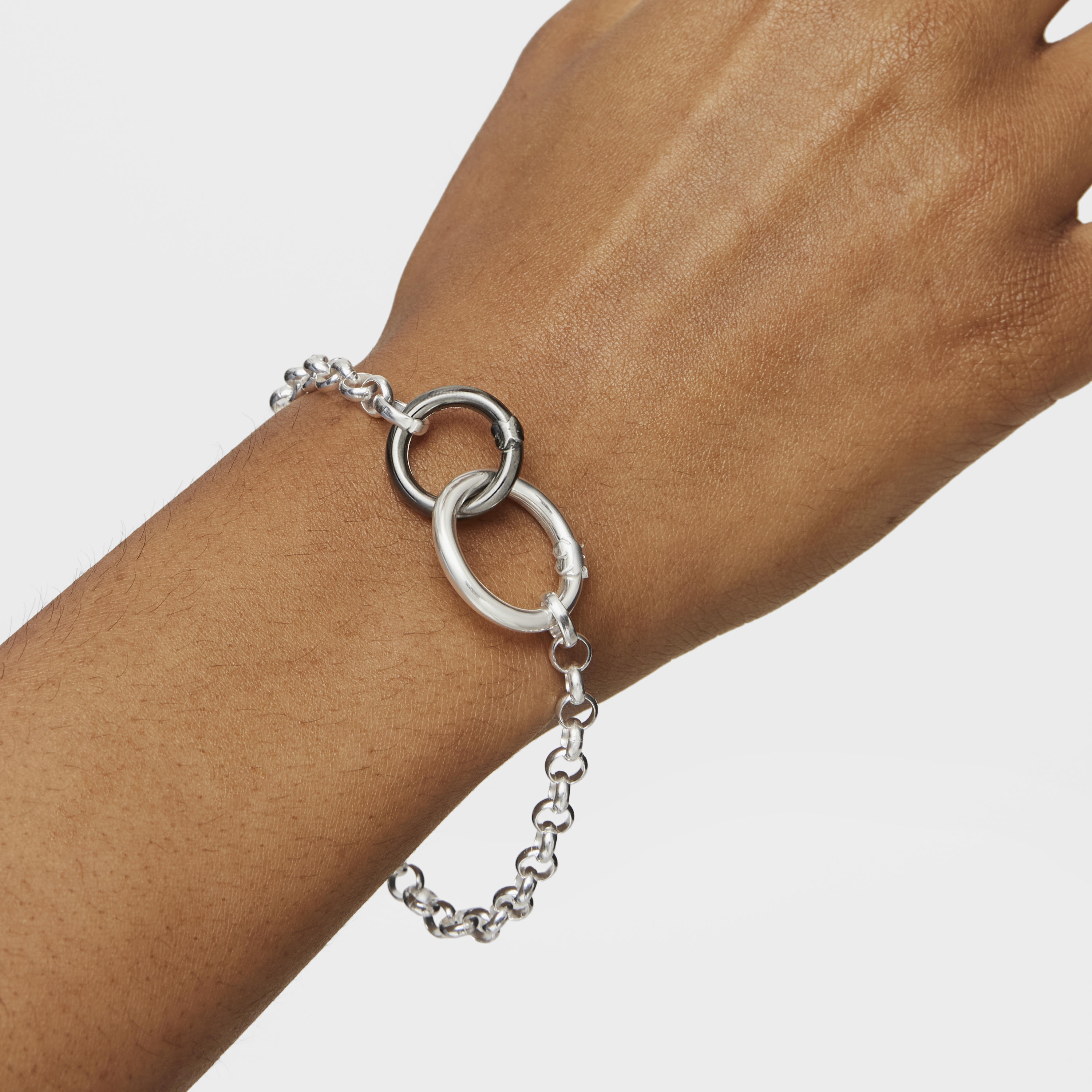 Small Dark Silver Hold Ring