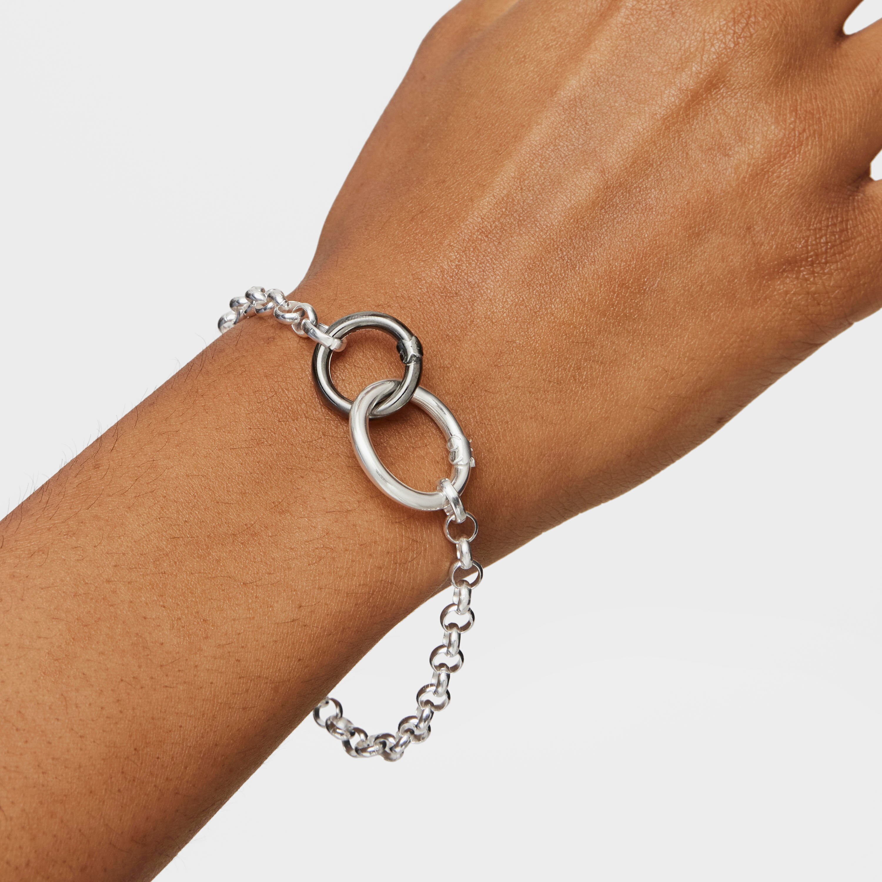 Small Dark Silver Hold Ring