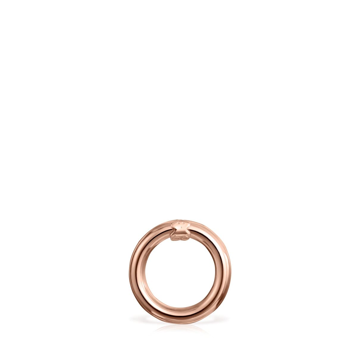 Small Rose Vermeil Silver Hold Ring
