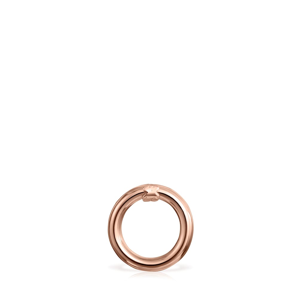 Rose Vermeil Silver Hold Ring