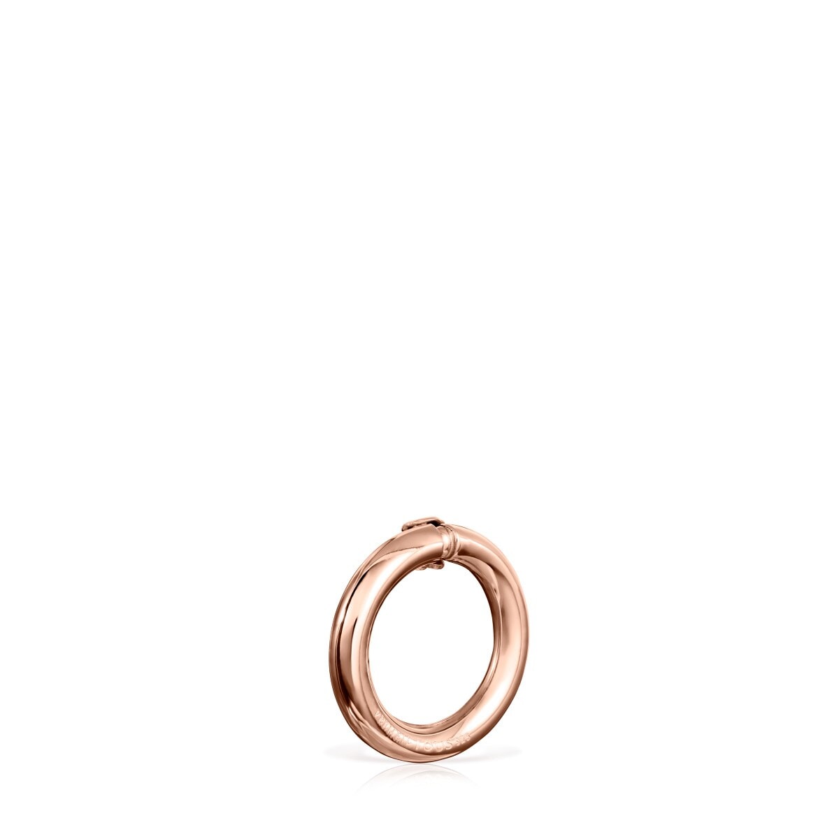 Small Rose Vermeil Silver Hold Ring