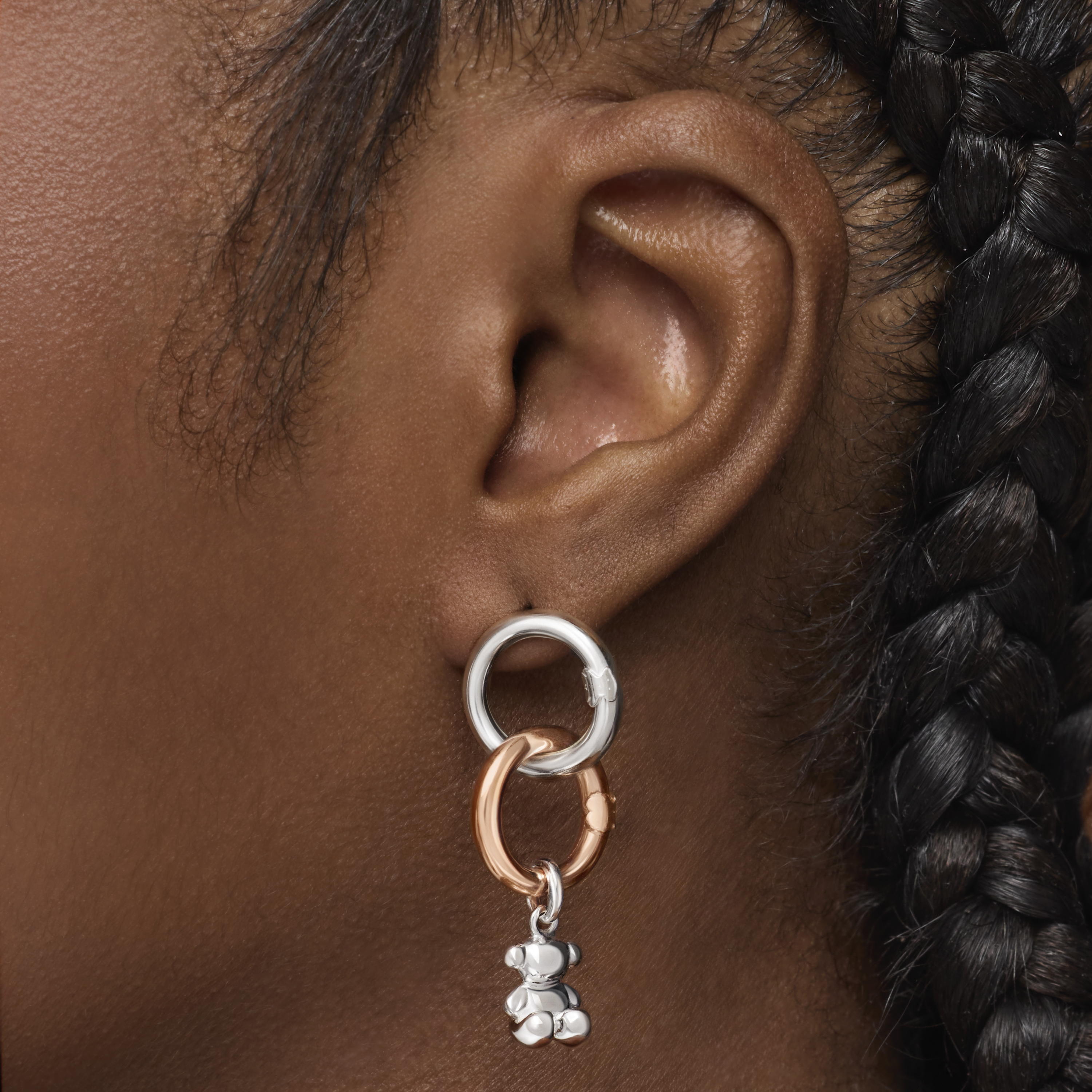 Rose 18K gold vermeil Hold Ring