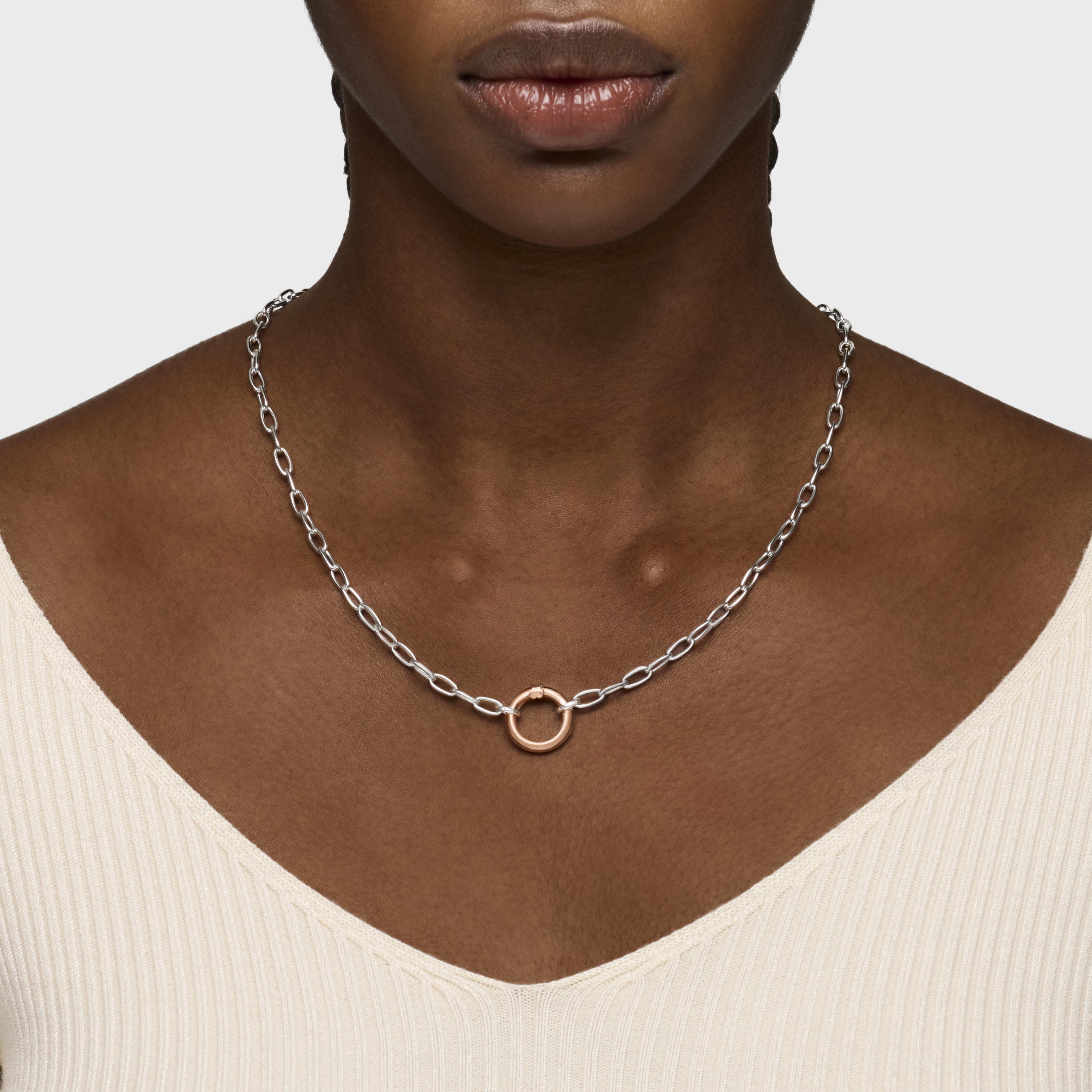 Rose 18K gold vermeil Hold Ring