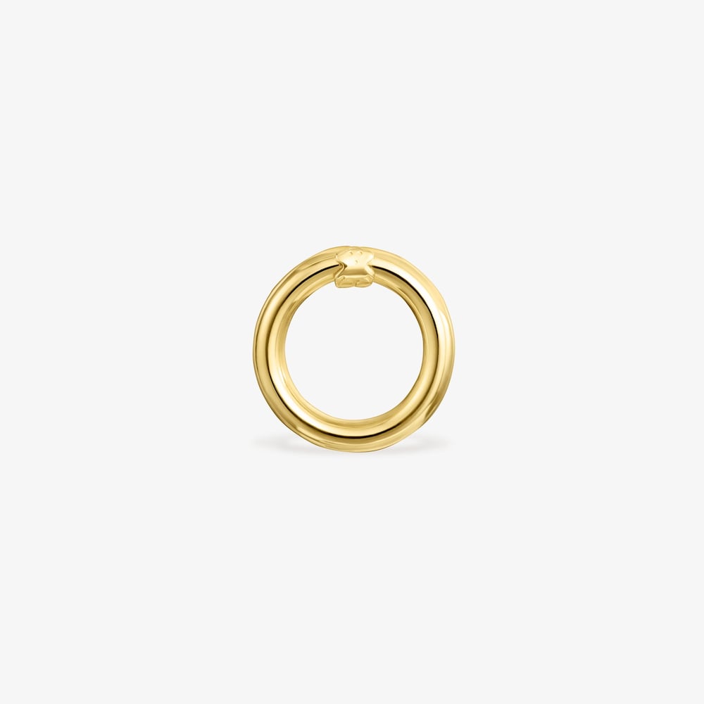 Piccolo anello con placcatura in oro 18 kt su argento Hold
