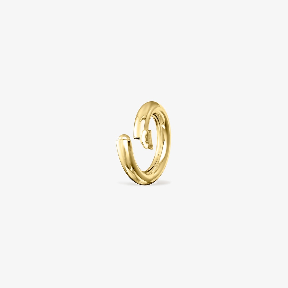 Piccolo anello con placcatura in oro 18 kt su argento Hold