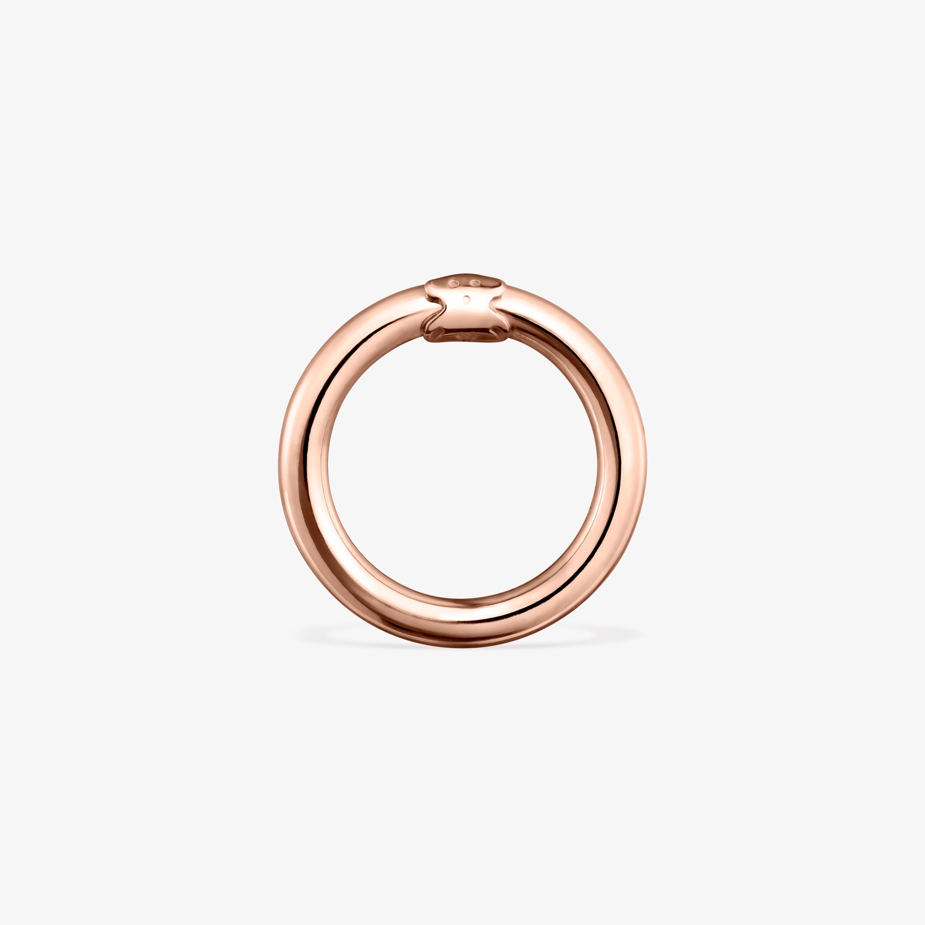 Medium Rose 18K gold vermeil Hold Ring