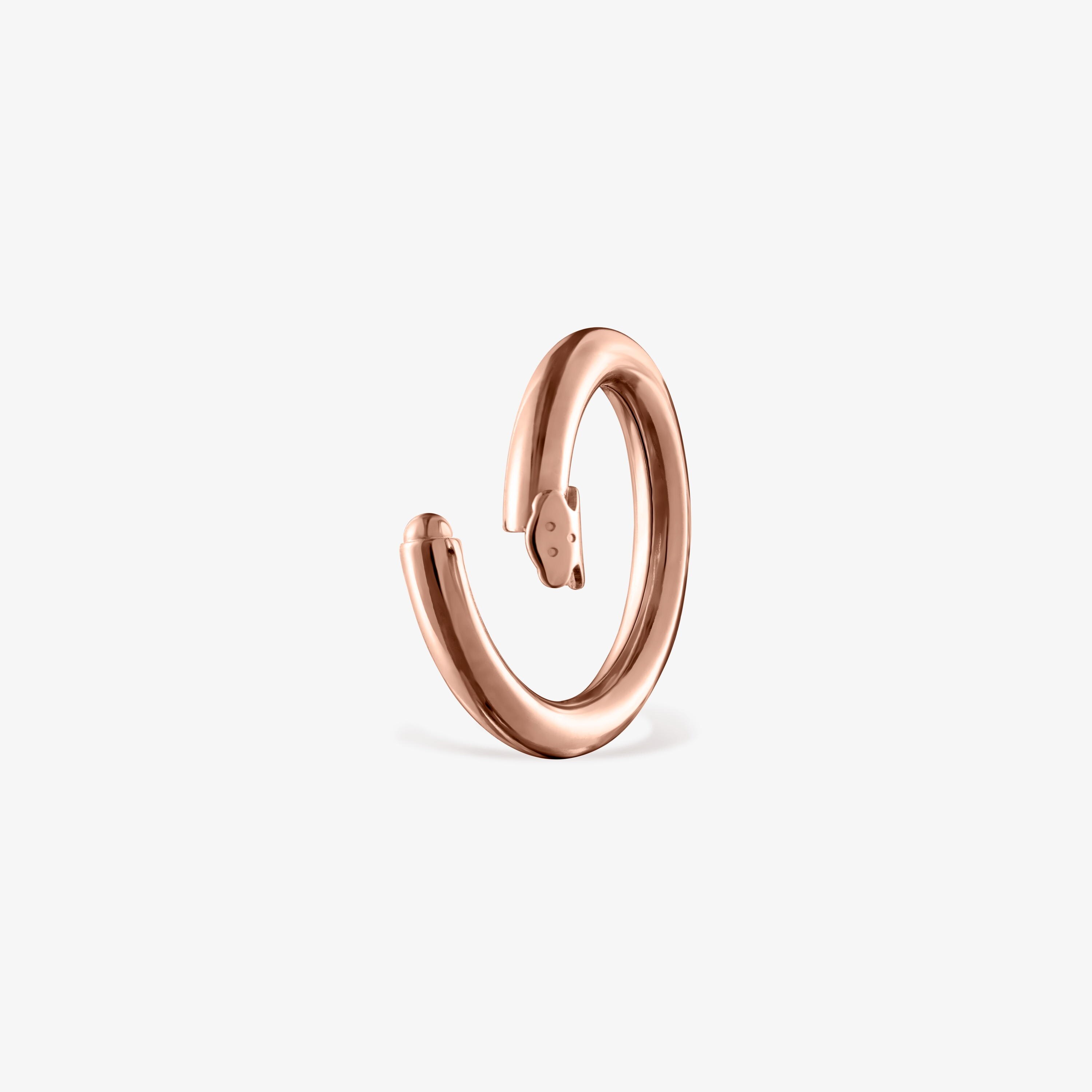 Medium Rose 18K gold vermeil Hold Ring