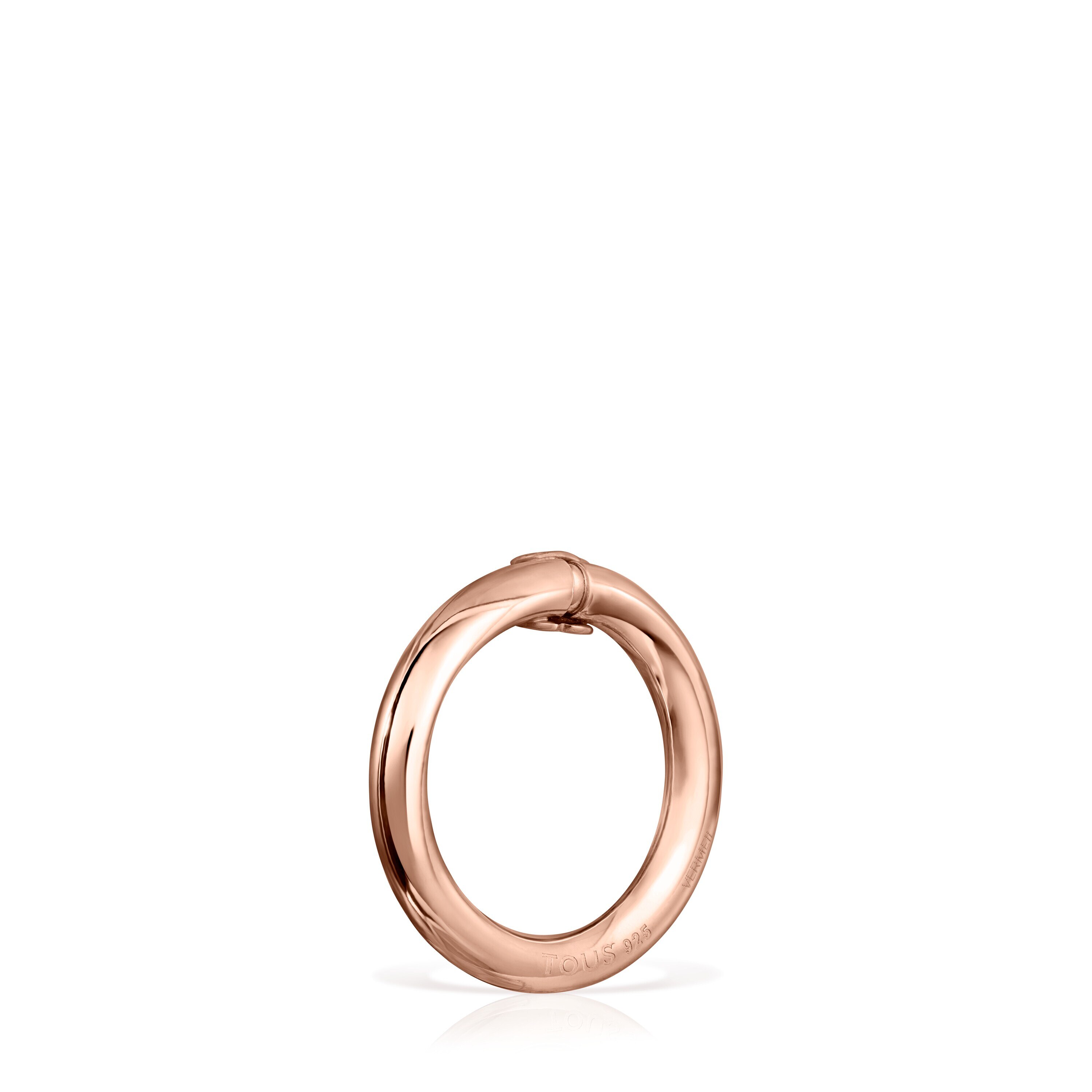 Medium Rose Vermeil Silver Hold Ring