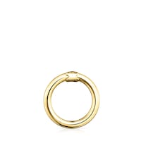 Medium Vermeil Silver Hold Ring