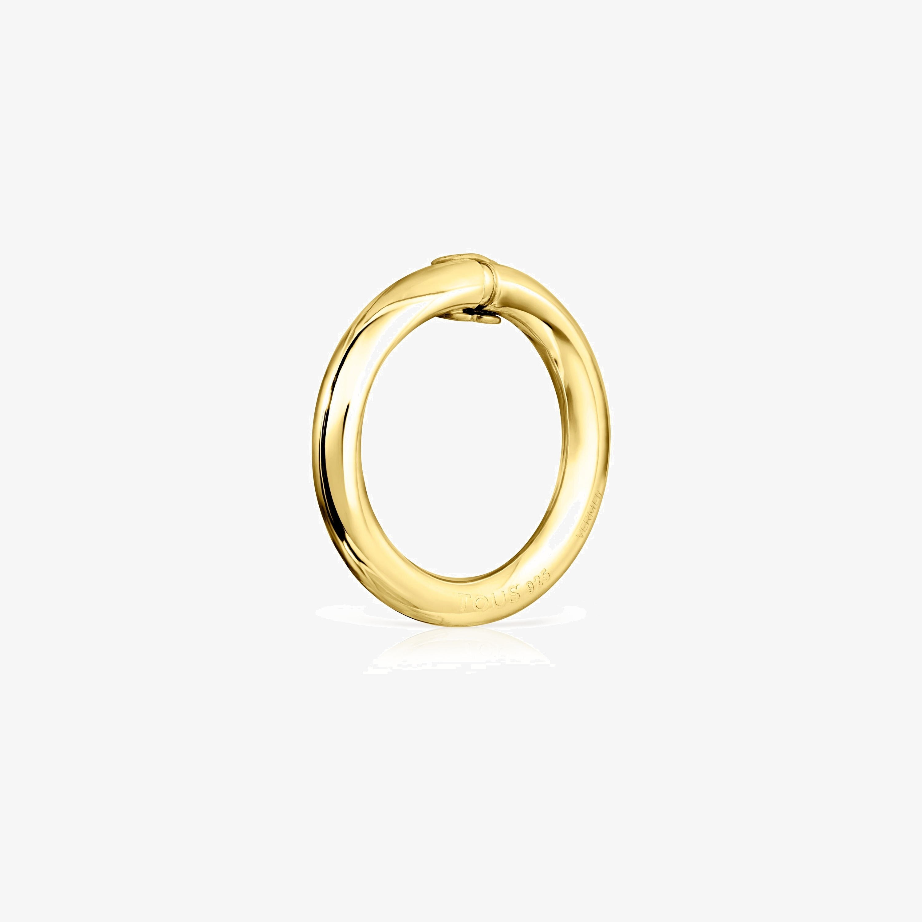 Medium 18K gold vermeil Hold Ring