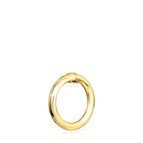 Medium Vermeil Silver Hold Ring