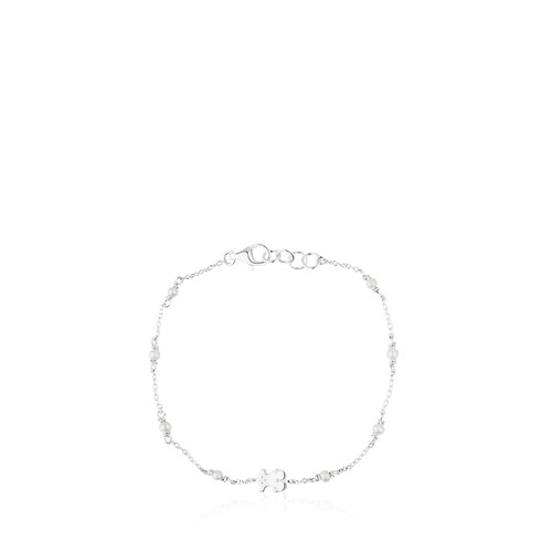 Bra&ccedil;alet Super Power de Plata amb perles cultivades de 2.5mm