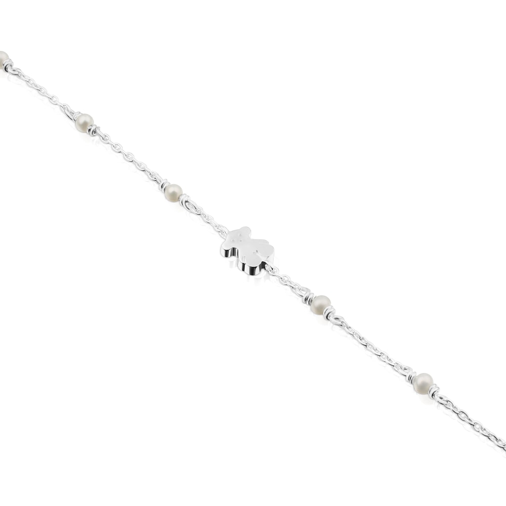Pulsera de plata con perlas cultivadas de 0,25cmSuper Power image number 2