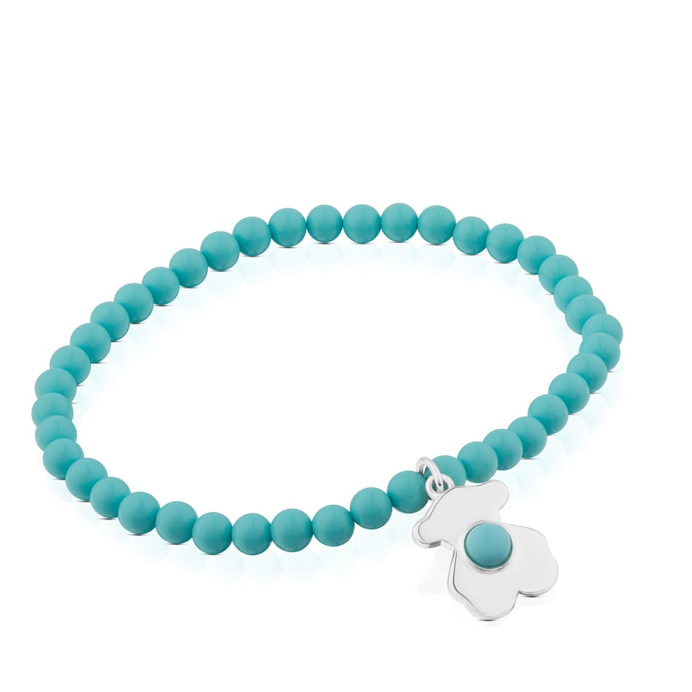 Pulsera Super Power de Cer&aacute;micas con Plata