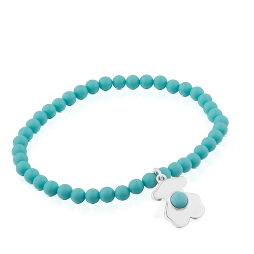 Pulsera Super Power de Cer&aacute;micas con Plata