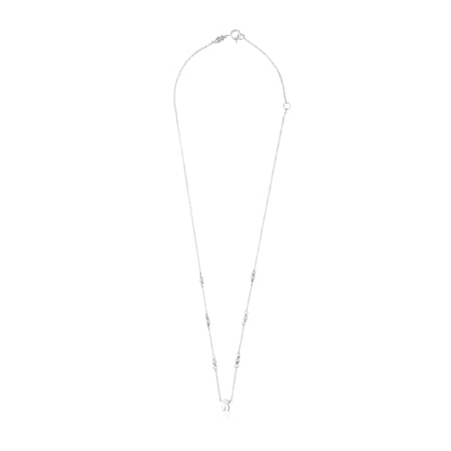 Silver Super Power Necklace with Pearls
