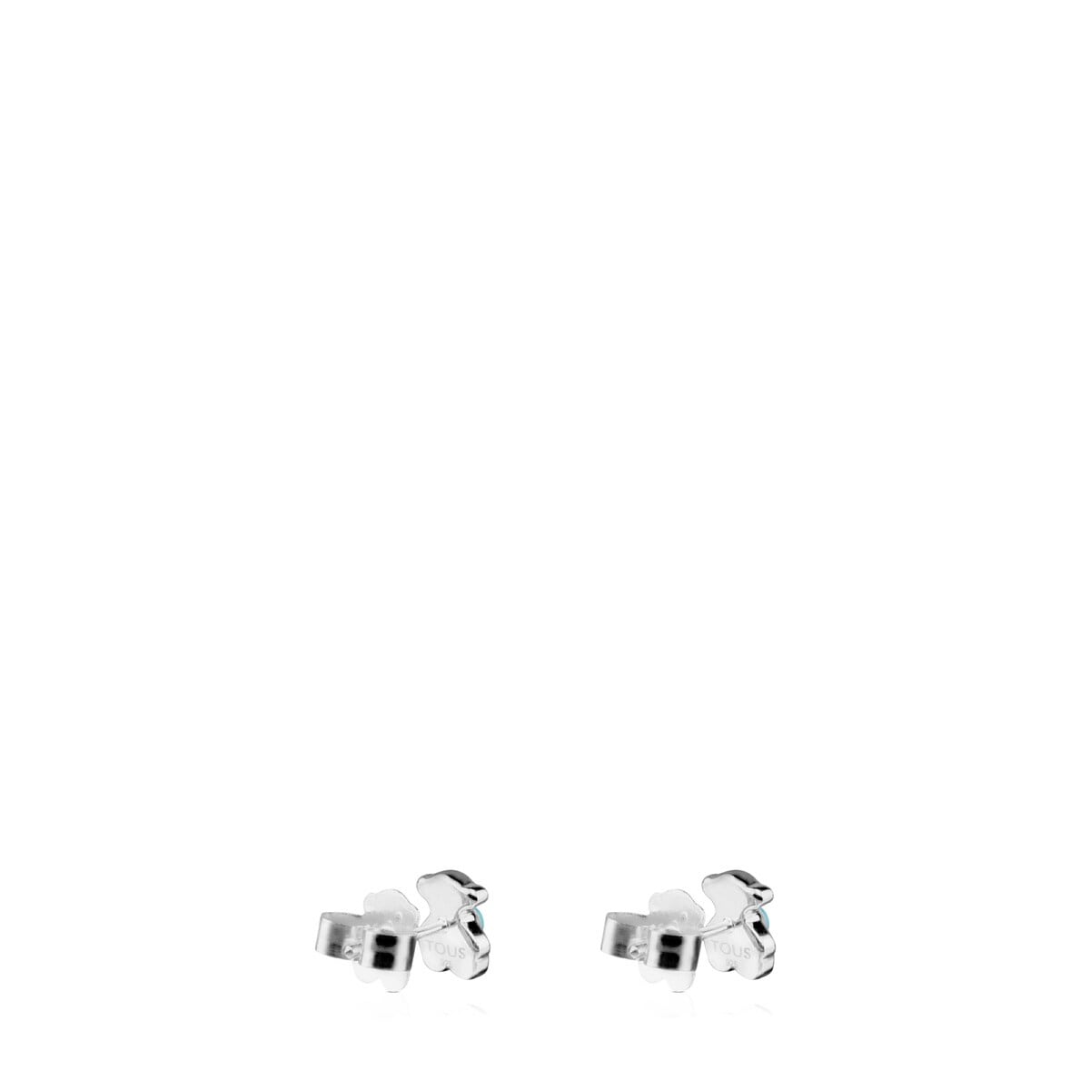 Silver Super Power Earrings with Ceramic