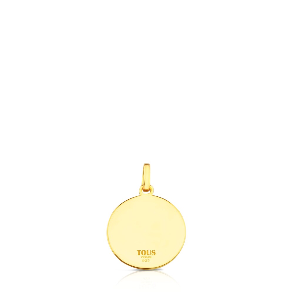 Colgante Super Power con baño de oro 18 kt sobre plata y gemas image number 2