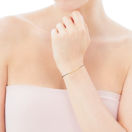 Gold and Silver Gem Power Bracelet with Diamonds