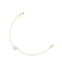Gold Gem Power Bracelet with Diamonds