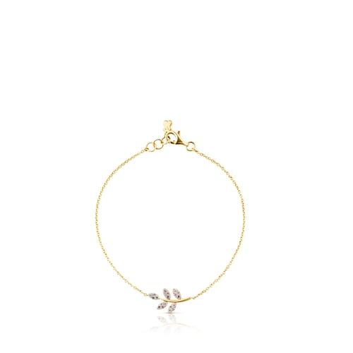 Pulsera de oro con diamantes Gem Power