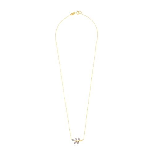 Collar de oro diamantes Gem Power