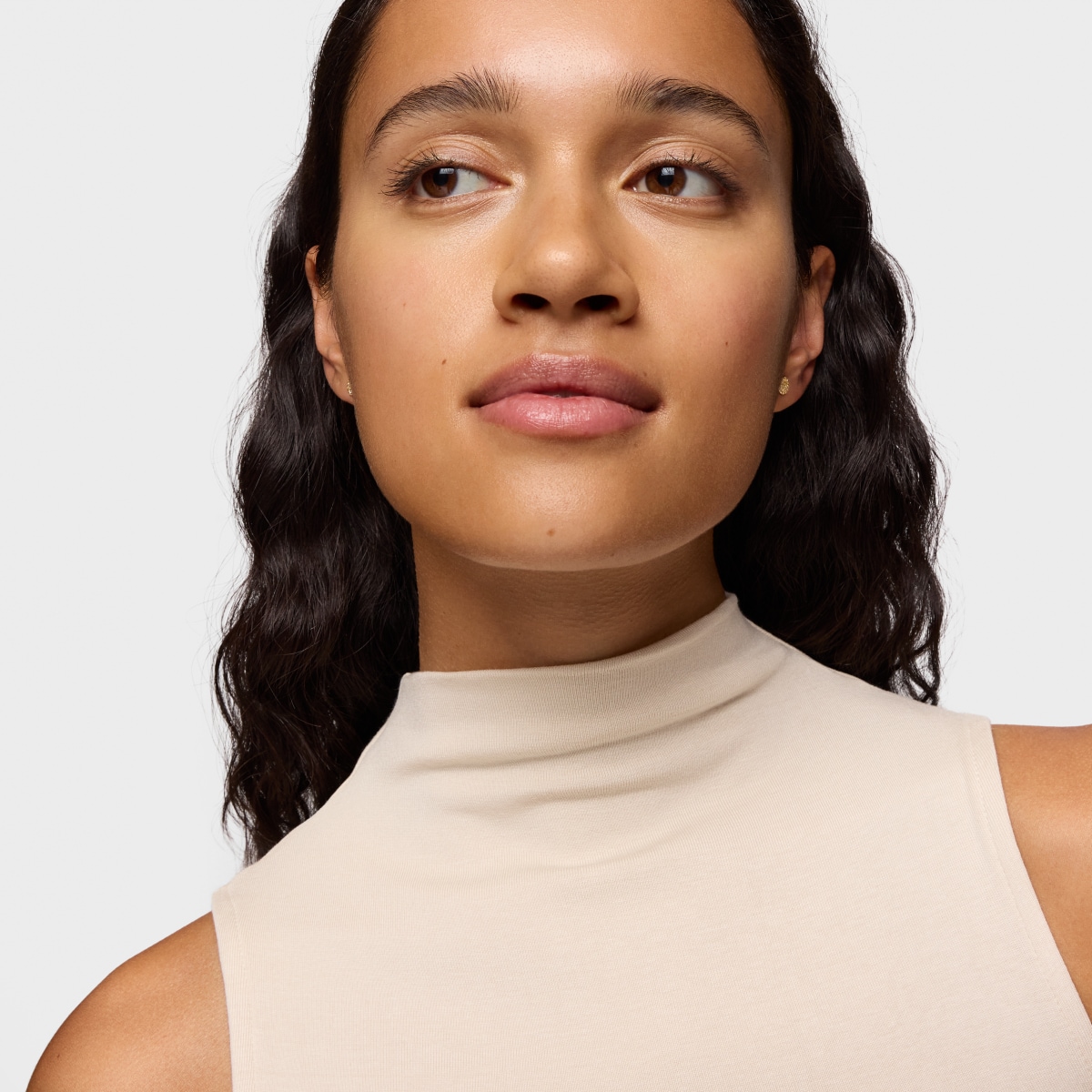 Gold Gem Power Earrings with Diamonds push back