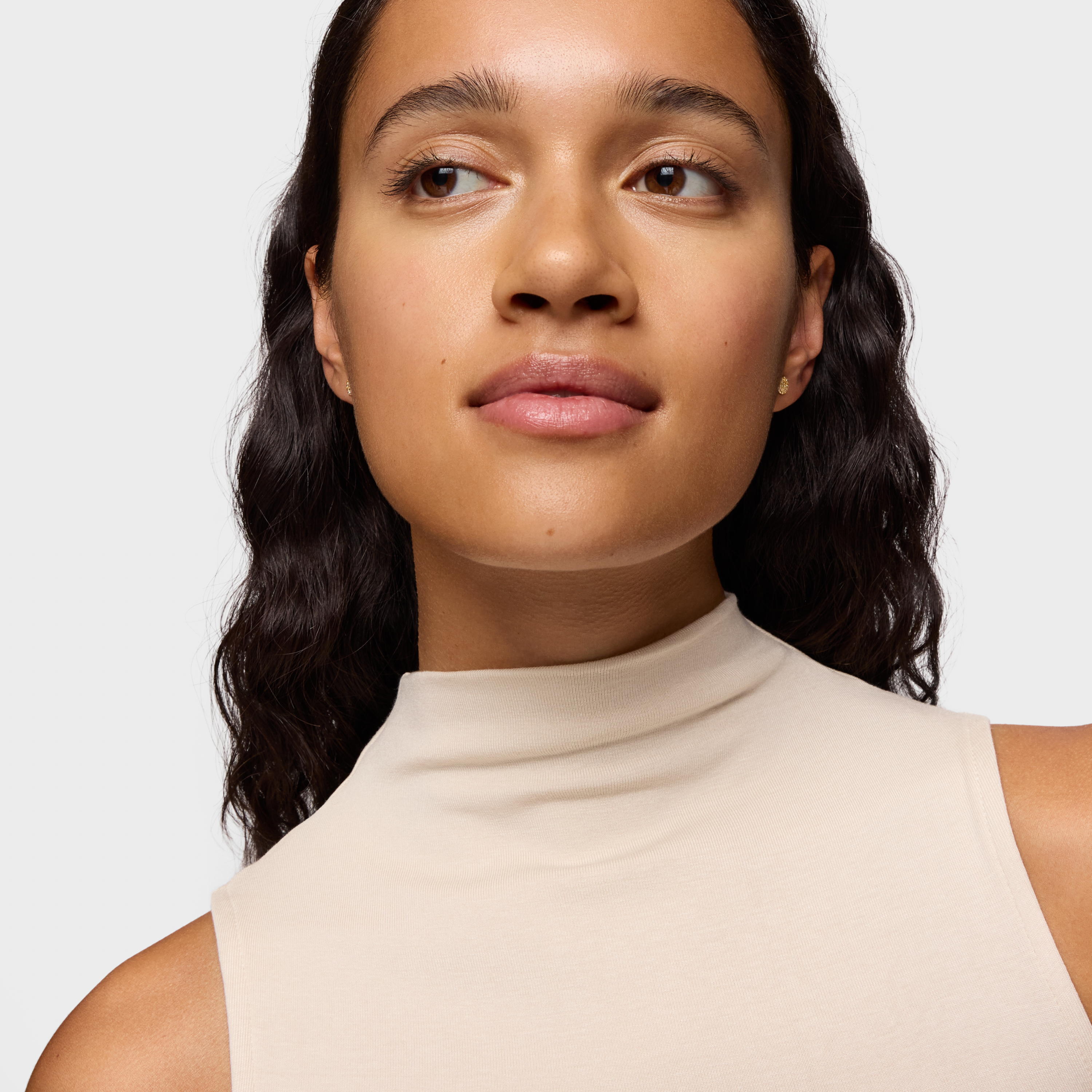 Gold Gem Power Earrings with Diamonds push back