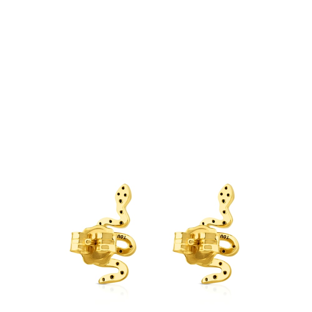 Pendientes de oro con diamantes 0,20ct Gem Power image number 2
