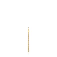 Gold Gem Power Pendant with Diamonds 1 9-50" motif