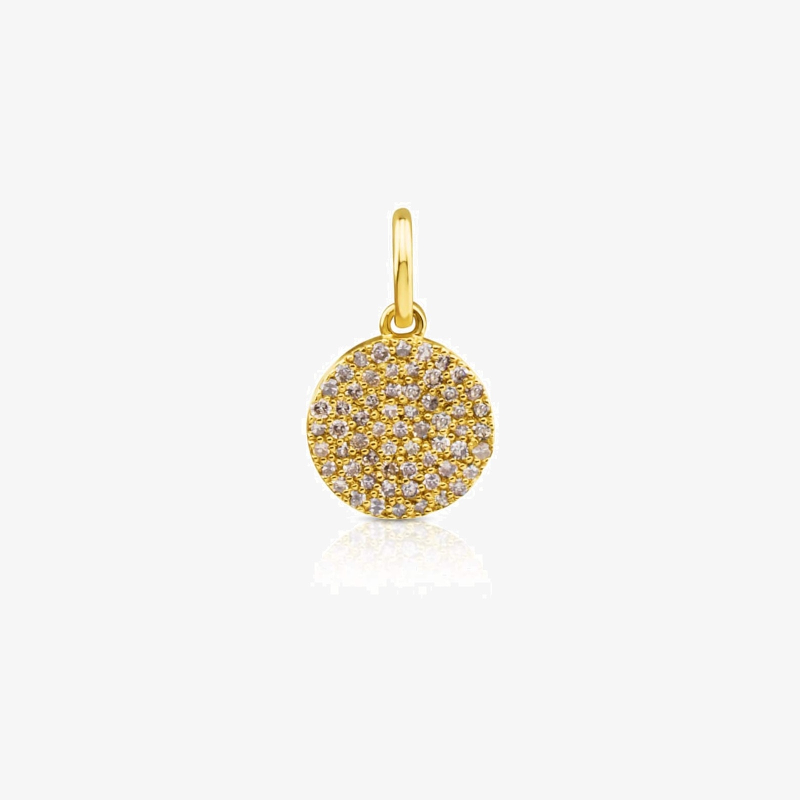 18K solid gold Gem Power Pendant with Diamonds 39/100