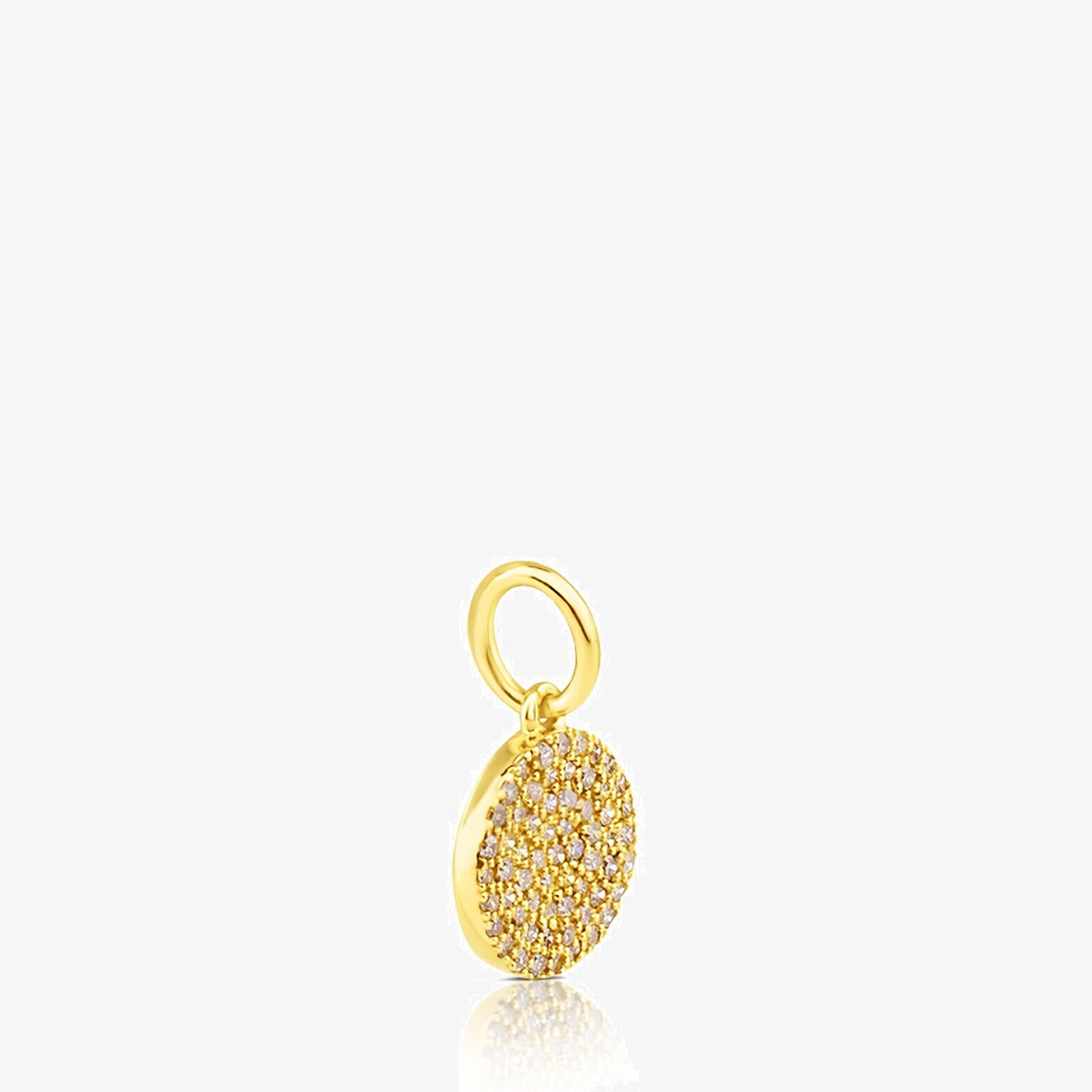 18K solid gold Gem Power Pendant with Diamonds 39/100