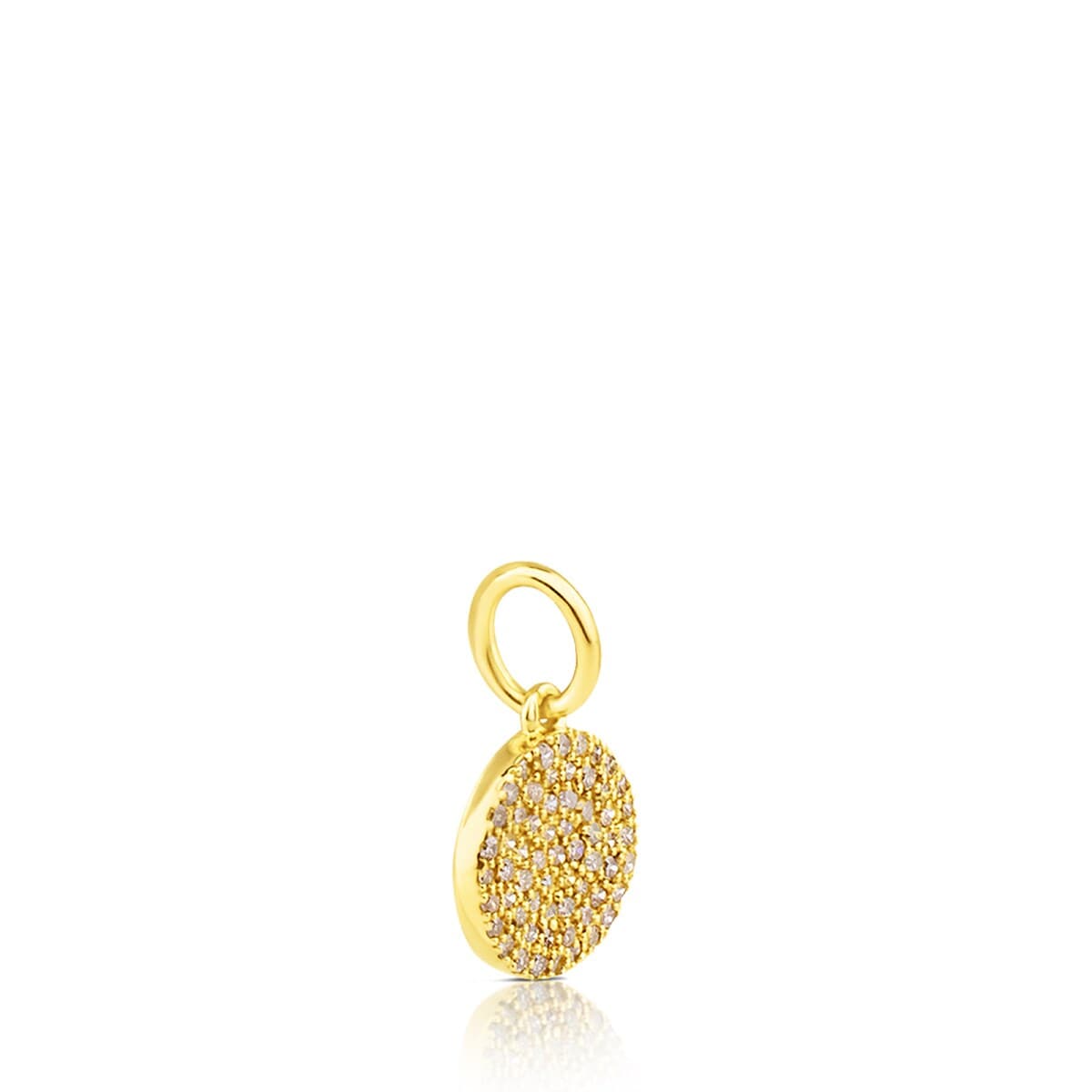 Gold Gem Power Pendant with Diamonds 39-100