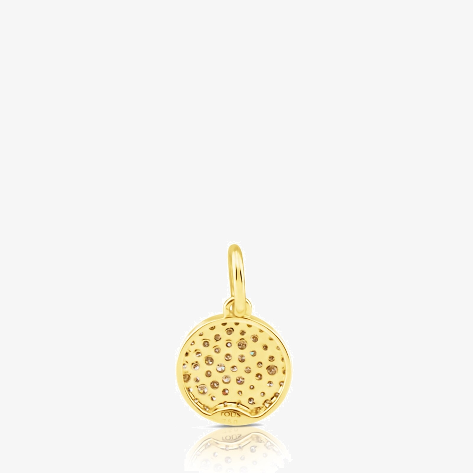 18K solid gold Gem Power Pendant with Diamonds 39/100