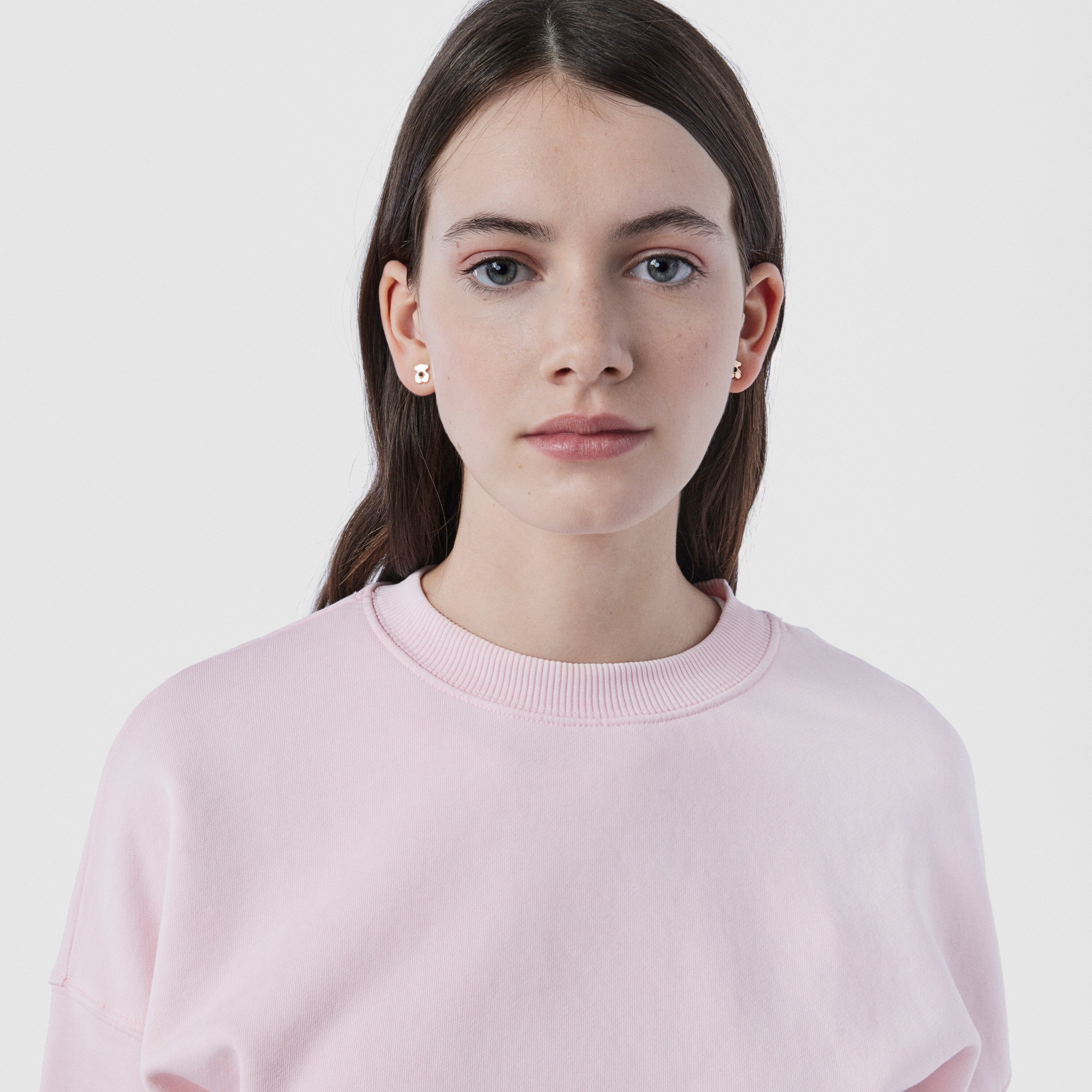 Rose 18K gold vermeil Real Sisy Earrings with Onyx