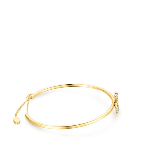 Silver Vermeil Real Mix Bloom Bracelet with Gemstones