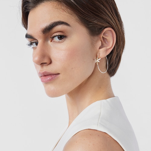 Boucles d&rsquo;oreilles Real Mix Bera en Argent et Or Vermeil