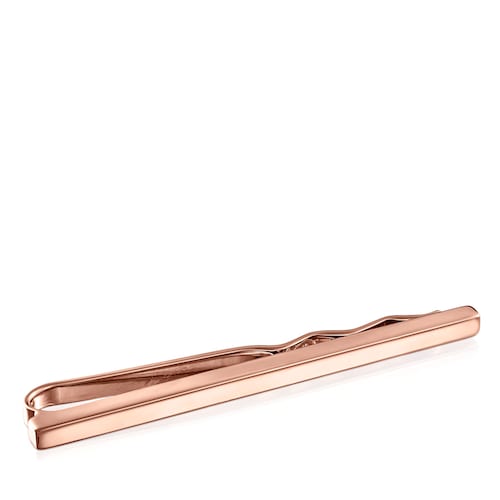 Passador amb bany d'or rosa 18 kt sobre plata Lio