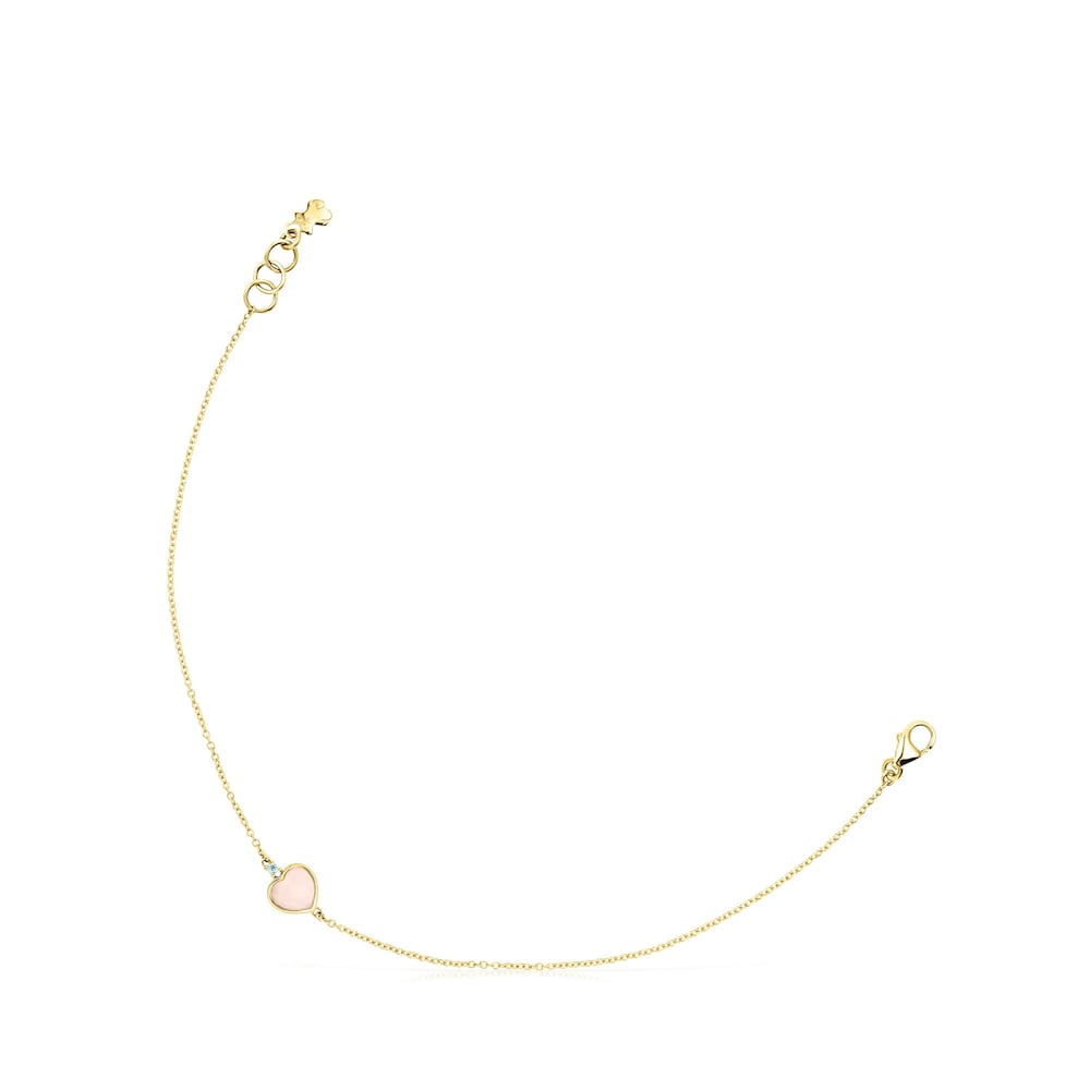 Pulsera TOUS Color de Oro con &Oacute;palo y Topacio
