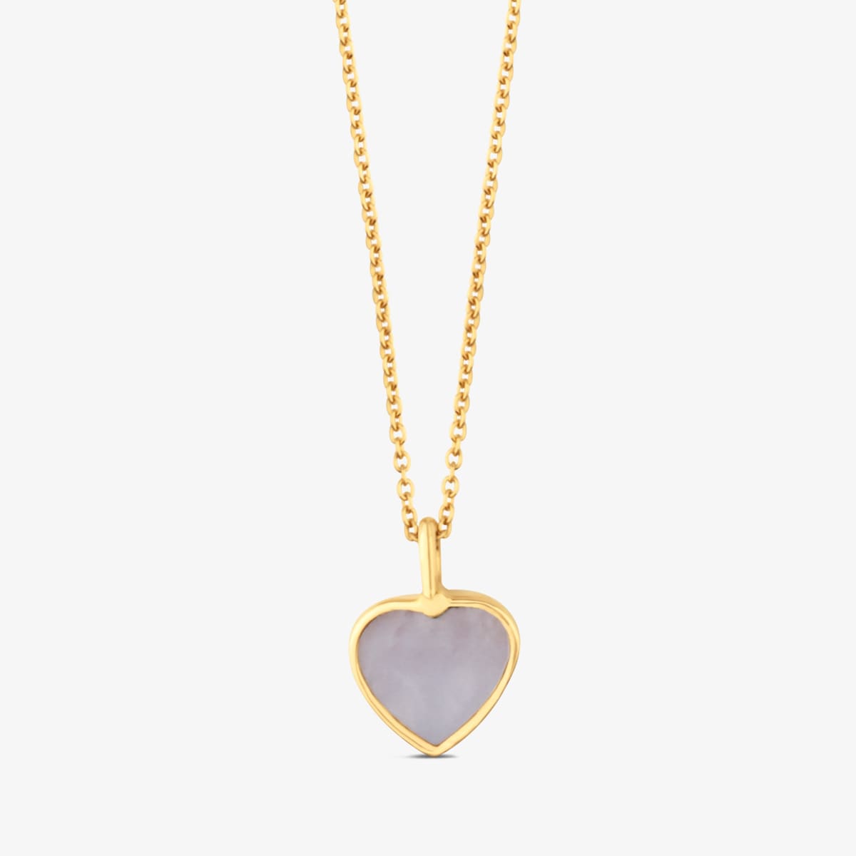 Tous - Collar Corazón De Oro Y Nácar Xxs - Blanco
