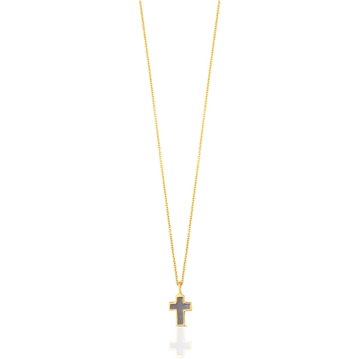 Gold and Mother-of-pearl XXS cross Necklace Gold and Mother-of-pearl XXS cross Necklace
