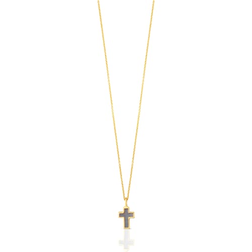 Gold and Mother-of-pearl XXS cross Necklace
