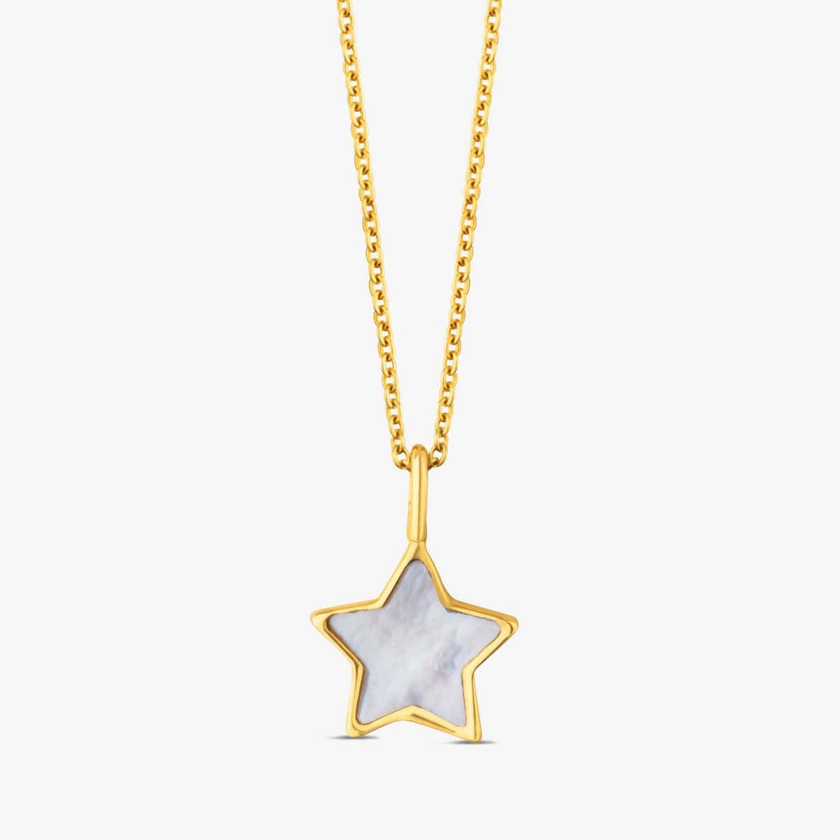 Tous - Collar Estrella De Oro Y Nácar Xxs - Blanco