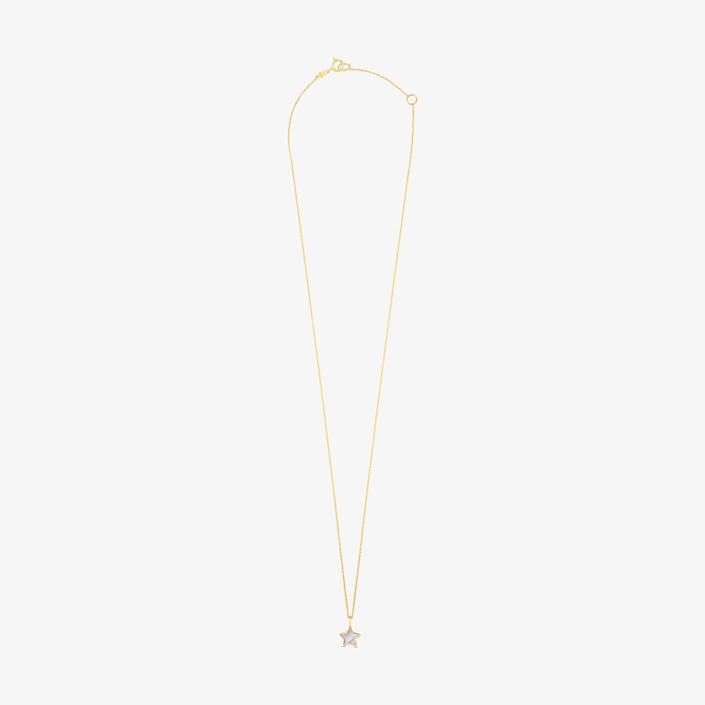 Collar estrella de oro y n&aacute;car XXS